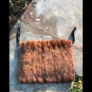 Antique beaver muff